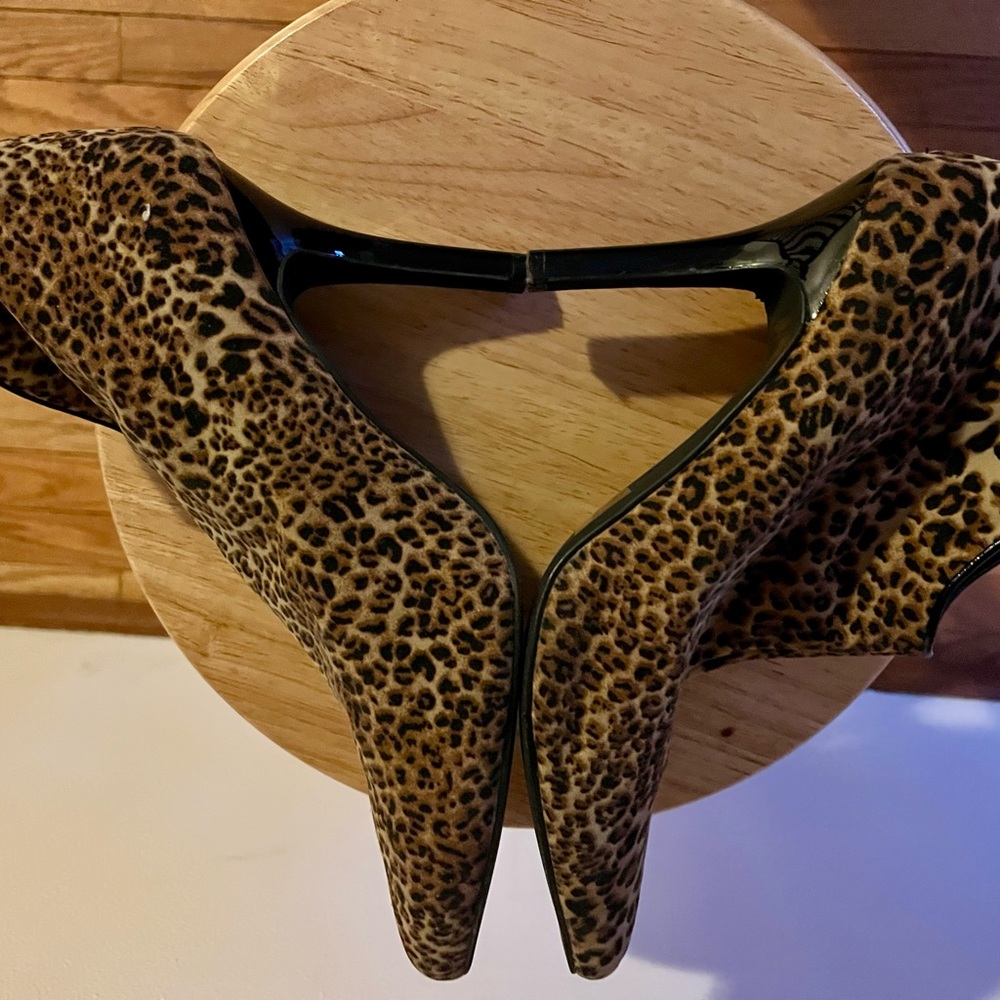 Leopard Print Stiletto Heels